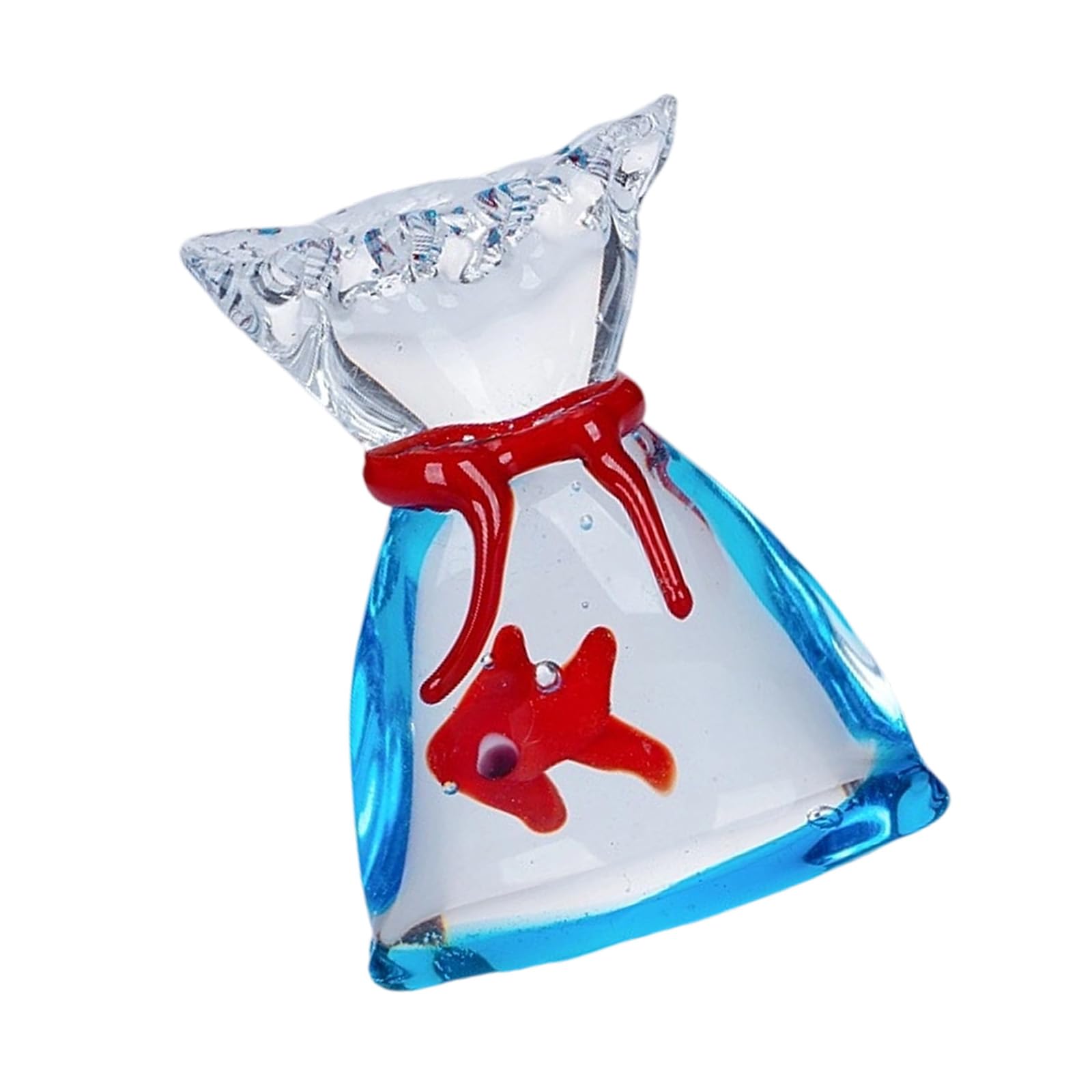 Peiiwdc B Glass Fish Tanks Figurines Collectible Figurine For Aquarium Home Tabletop Decors Fishs Tanks Sculpture Statues Collectibles Figurines