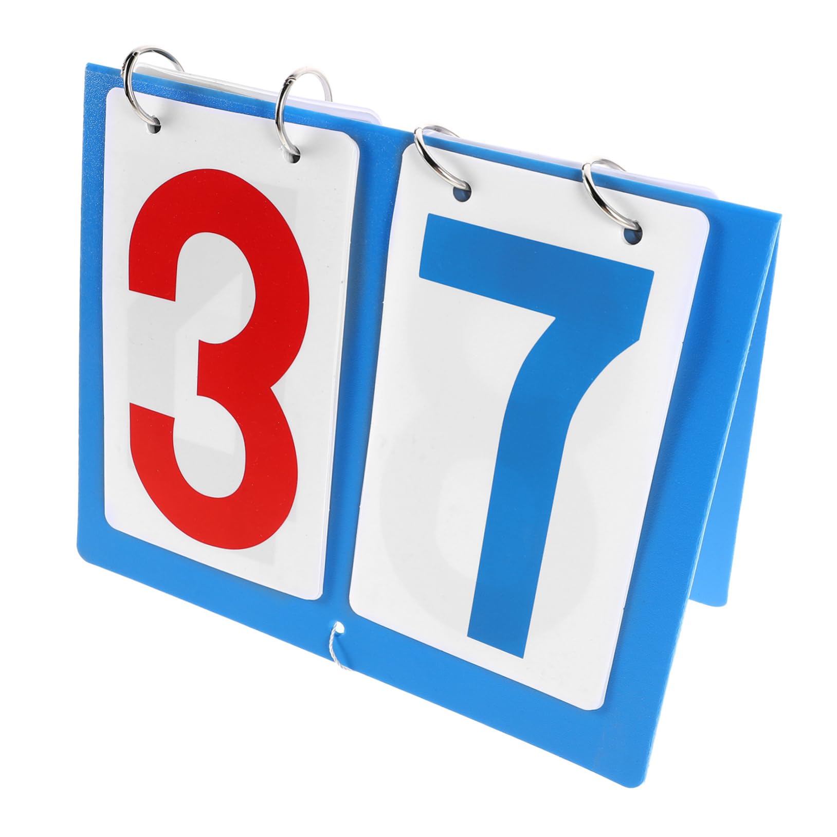 HOLIDYOYO Portable Tabletop Scoreboard Flipper Multipurpose Sports Score Keeper for Basketball Soccer Table Tennis Durable User Friendly Design with Display