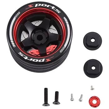 Amazon | プロポ用 アルミステアリングホイール レッド フタバ