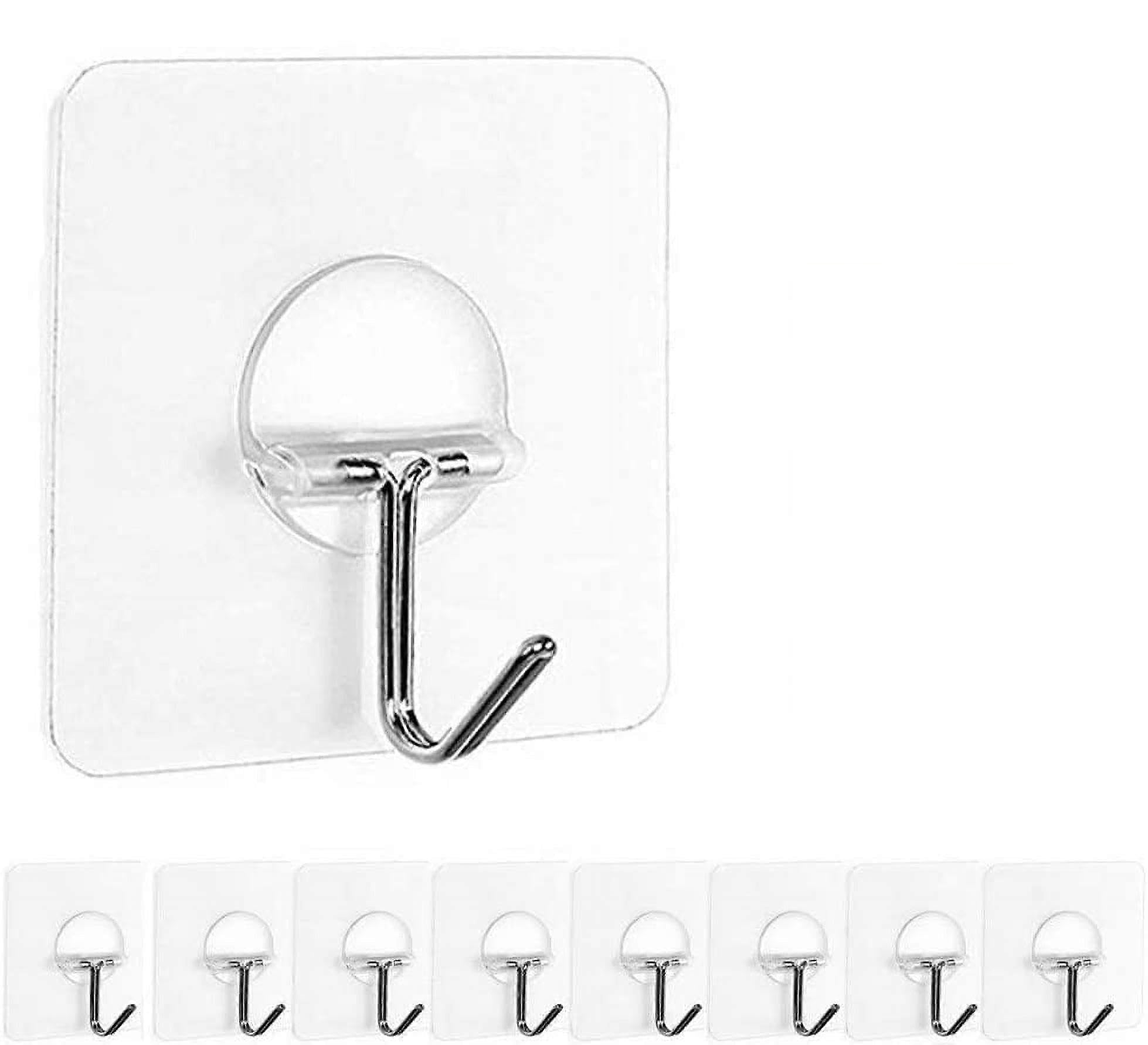 JOYHAPPST Hanger Transparent Bathroom Wall Strong Sucker 9PC Hooks for Kitchen Cup Suction