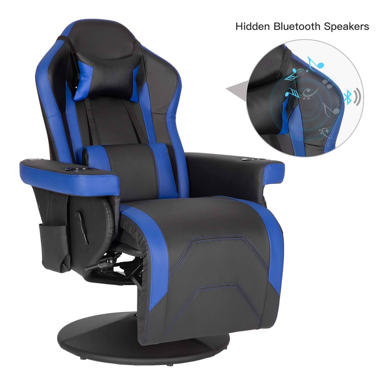 Buy ModernDepo Massage Video Gaming Recliner Chair Ergonomic High Back
