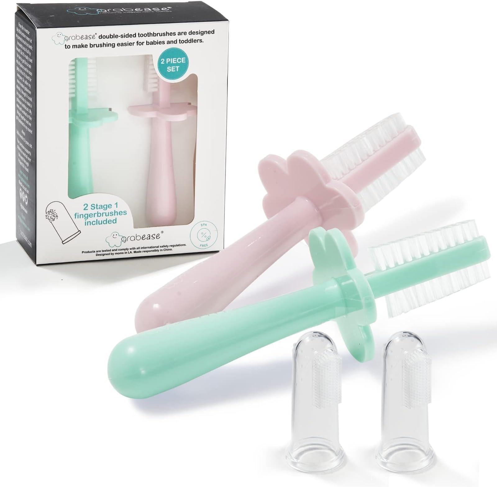 Double-Sided Toothbrush 2-Pack