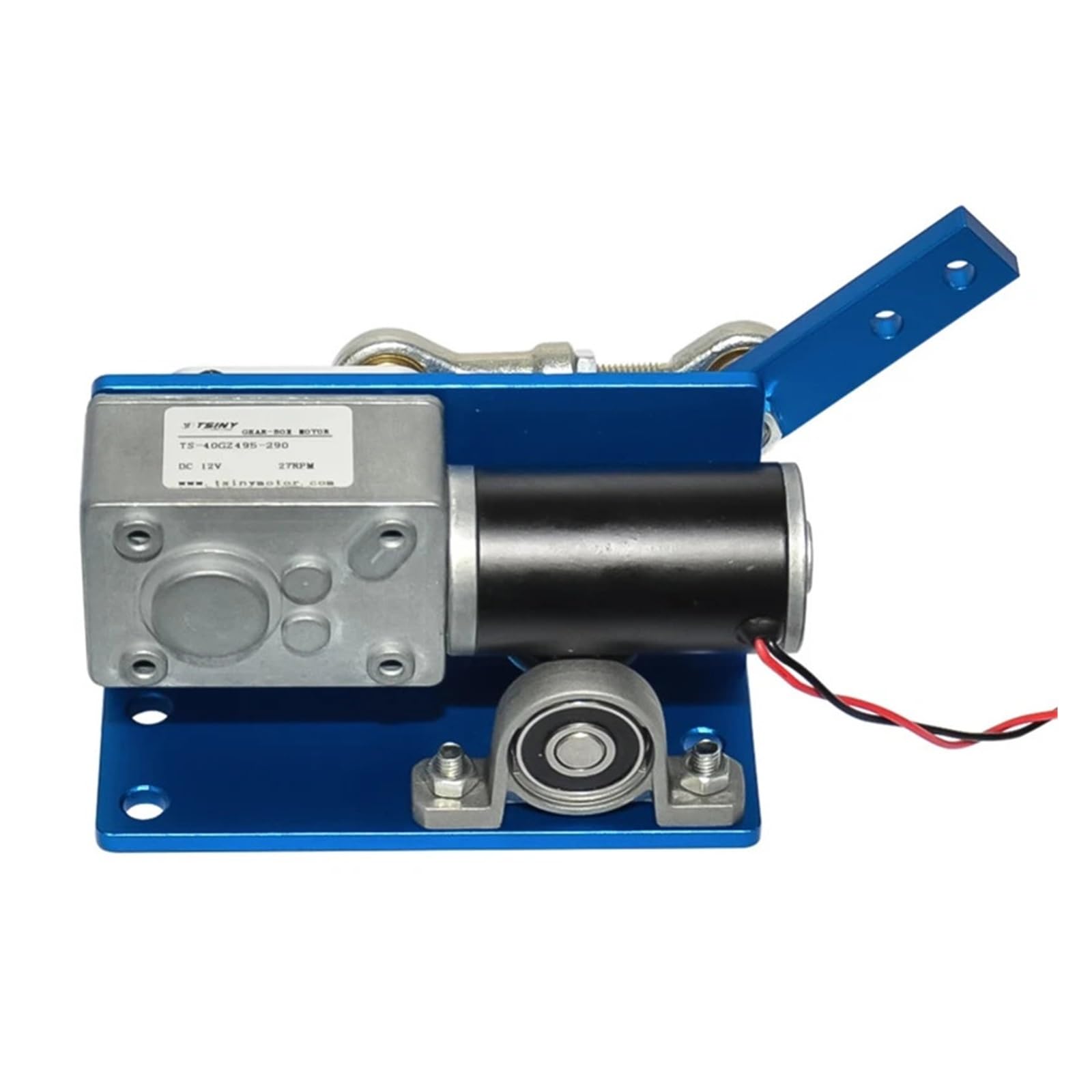 Automatyczny otwieracz drzwi, Automatyczna częstotliwość wahań DIY silnik z przekładnią DC zasilacz impulsowy + regulator PWM 30 60 90 stopni silnik tłokowy DIY(280rpm,24V)