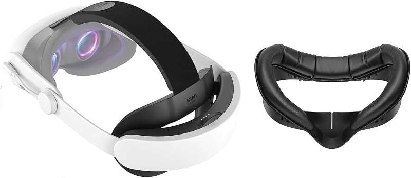 K4 Boost Comfort Battery Head Strap and V4 Face Pad Compatible with Meta Quest 3S