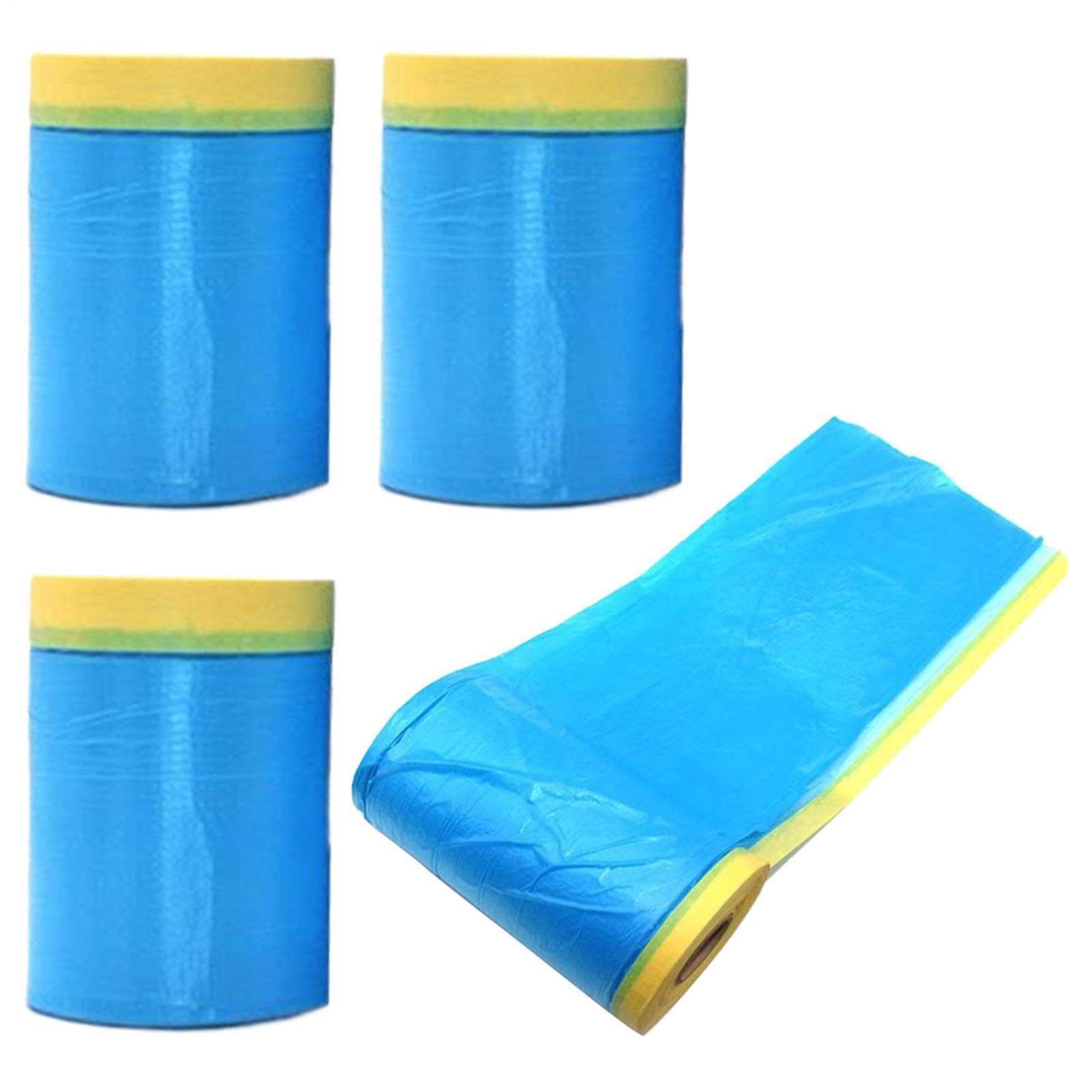 Film de masquage peinture, rouleau feuille de protection 53,3cm pour mur et meuble