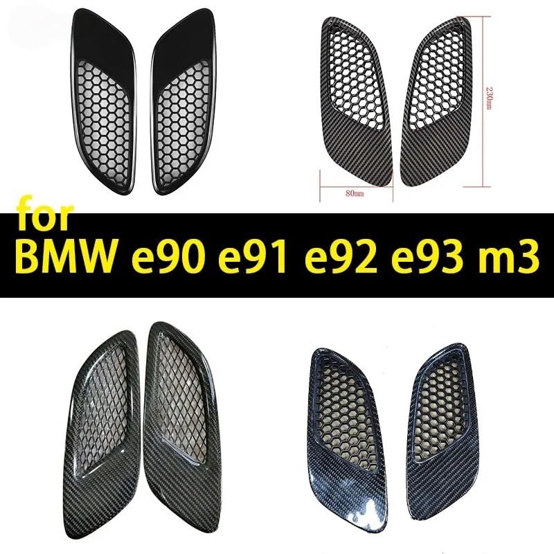 Écope de capot en ABS carbone pour BMW Série 3 E90 E91 E92 E93 2007-2013