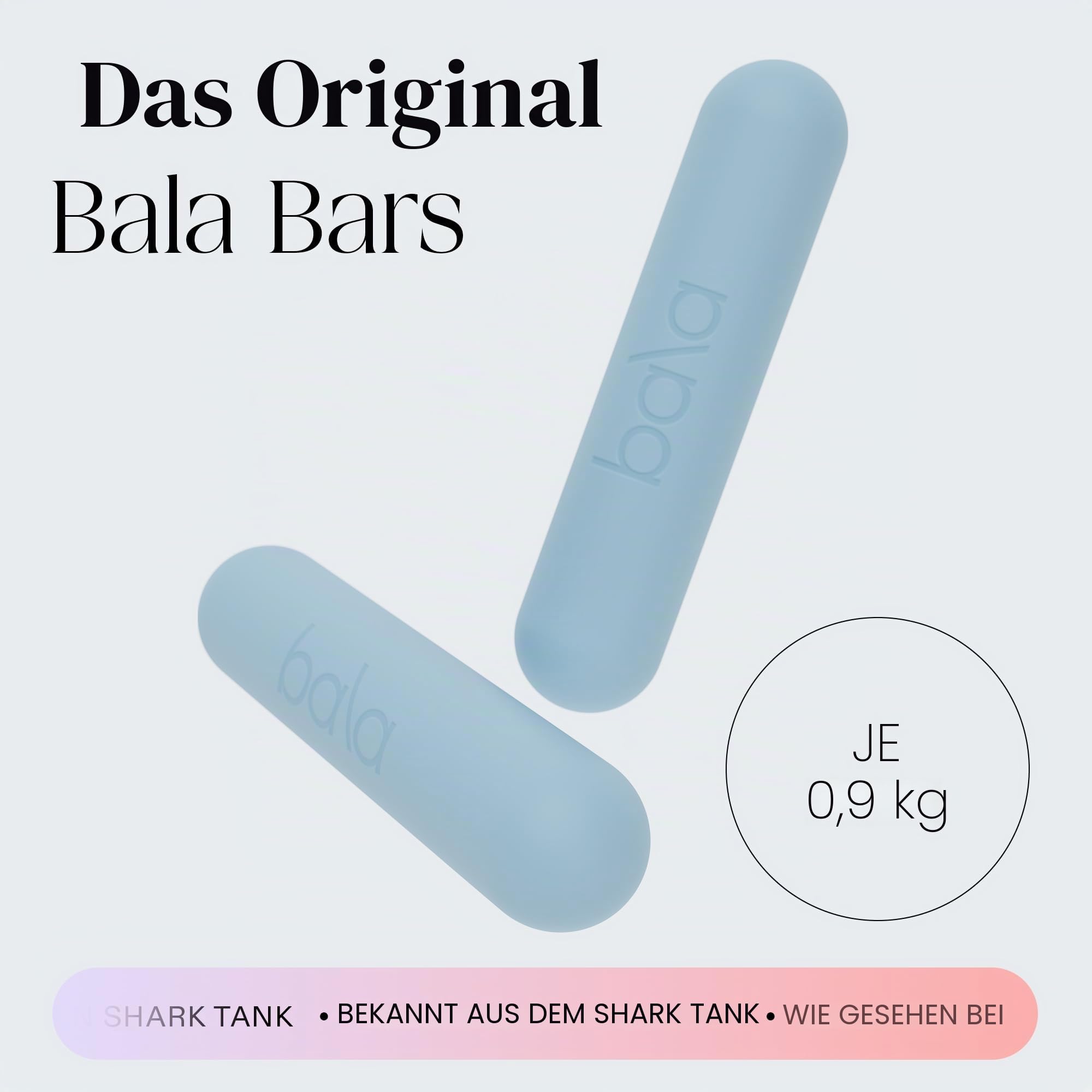 Bala Hanteln Set mit 2 Hanteln für Frauen und Männer, 1,8 kg Hanteln, 2 Stangen für Gehen, Krafttraining, HIIT, Boxen und Aerobic, Gewichte für das Training zu Hause
