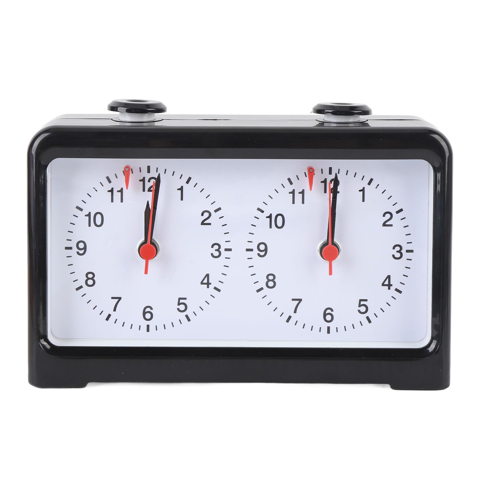AMONIDA Orologio da Scacchi Meccanico Elegante Timer Silenzioso Ad Alta Precisione per Competizioni di Scacchi Design Elegante Materiale ABS