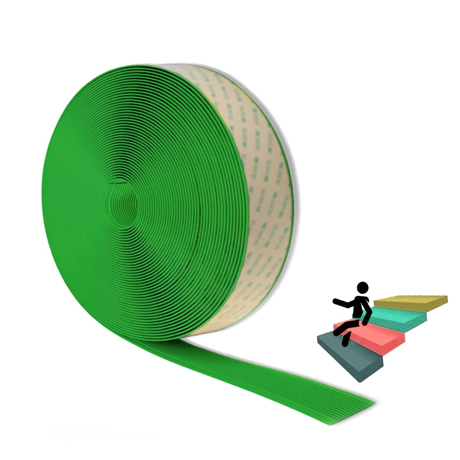Protection de bord de nez d'escalier en vinyle résistant pour marches