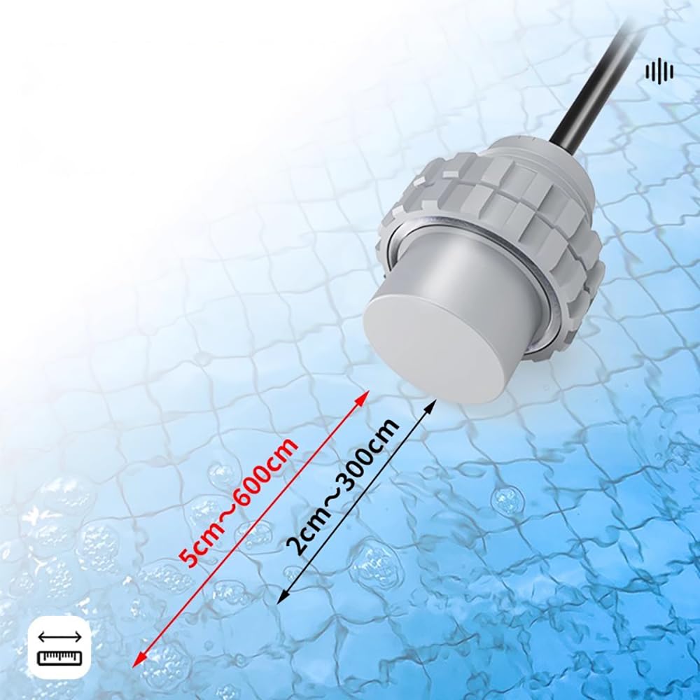 Unterwasser-Hindernisvermeidungssensor, Ultraschall-Unterwasser-Entfernungssensor Schwimmbadroboter Wasserdichter IP68-Erkennungssensor (UART 5-200CM)