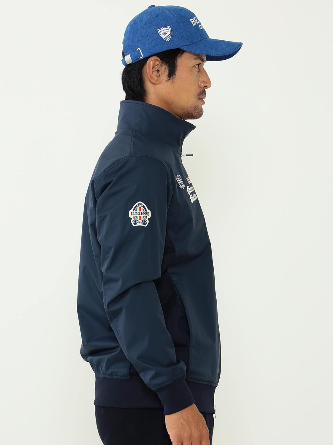 BEAMS GOLF リブタートル エアシャット プルオーバー ブルゾン www