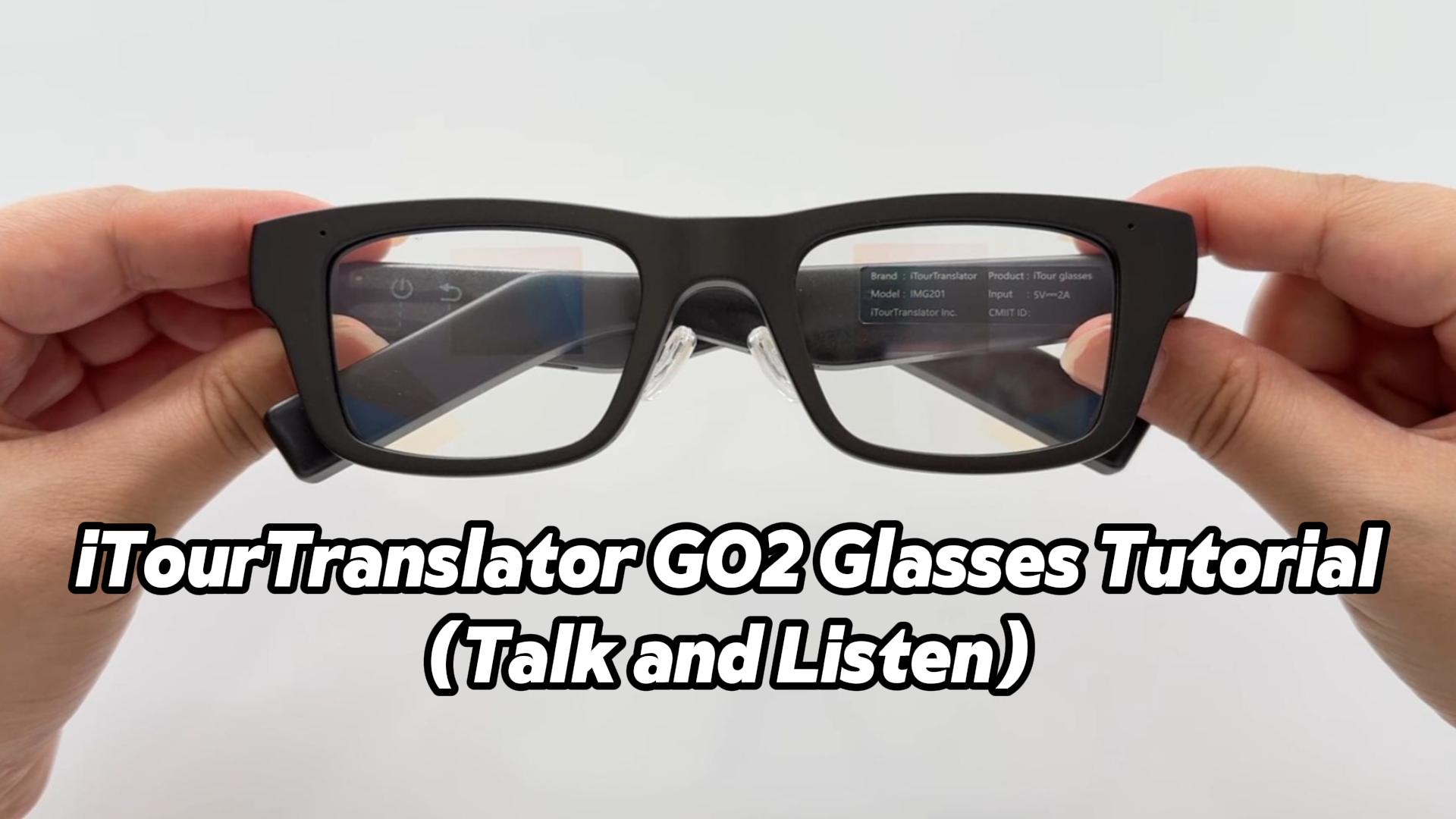 Amazon.com: iTour GO2 Smart AR Glasses 127 Languages, ChatGPT AI