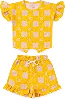 Conjunto Roupa Menina Infantil Yellowish