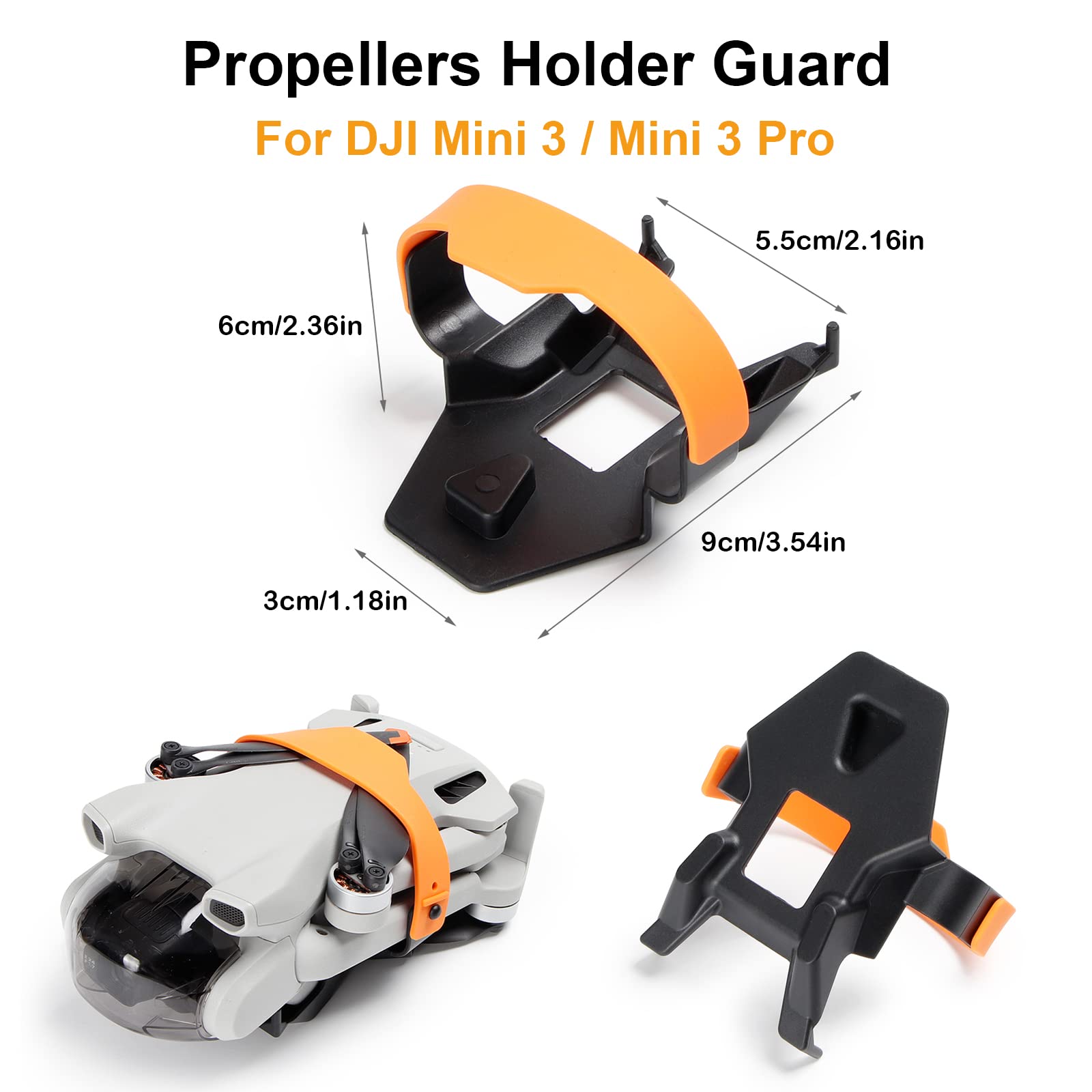 Kit De Accesorios 4 En 1 Para DJI Mini 3/3 Pro: Hélices, Protectores, Soporte Y Tren De Aterrizaje