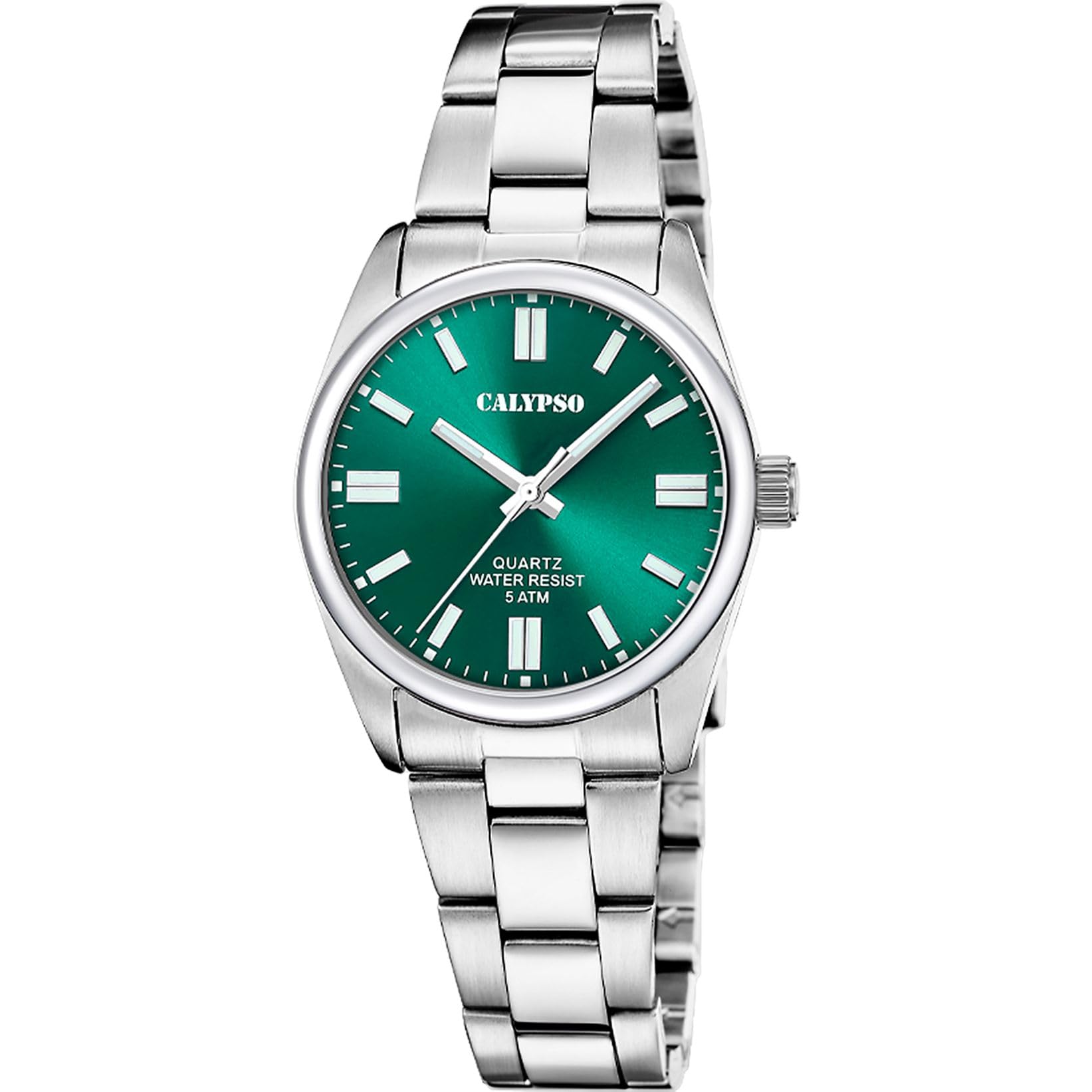 Calypso Orologio Donna Analogico in Acciaio Inossidabile 316l Argentato