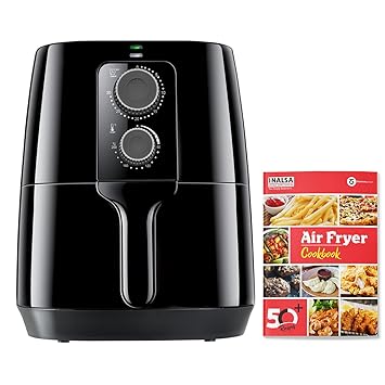 INALSA Air Fryer 4.2 L Nutri Fry - 1400W with Smart Rapid Air Technology, Timer Selection And Fully Adjus
