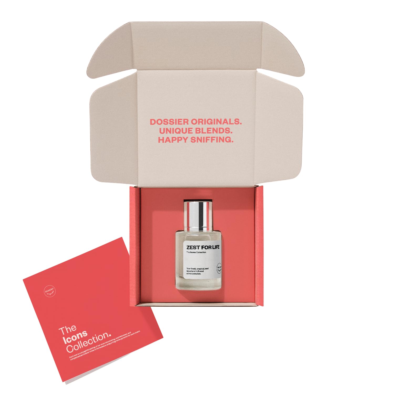 Dossier - ZEST FOR LIFE - Eau de Parfum - Perfume Luxury - Paraben-Free - Vegan - For Men - Fragrance 1.7 Fl oz (Spray 50ml)