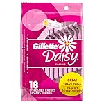 Gillette Venus Daisy Classic Disposable Razors for Women, 18 Count, Hair Removal for Women - Image 2