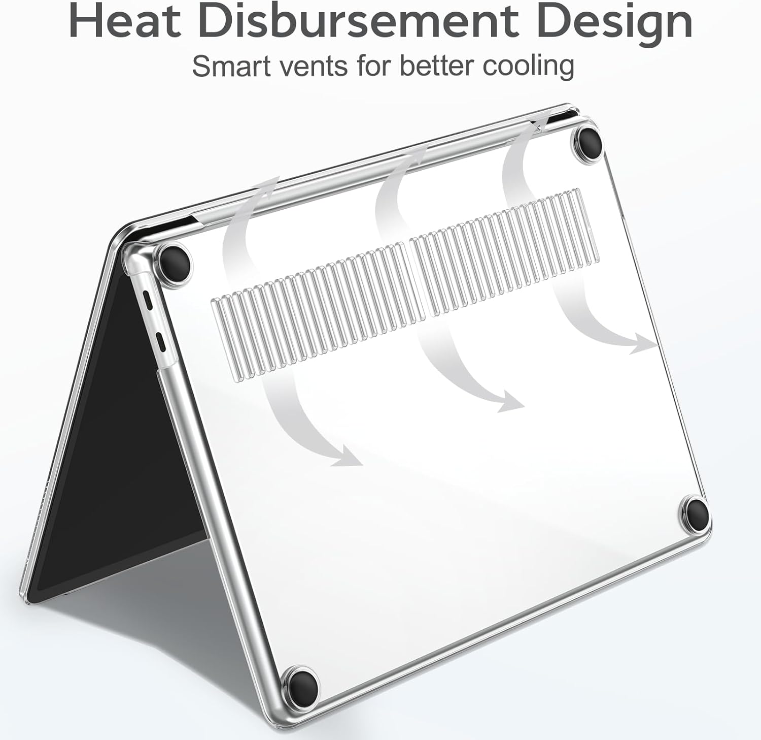 B BELK Case for Microsoft Surface Laptop 13 inch Touchscreen Copilot+ PC 2025 Model: 2095, Plastic Hard Shell Case + Keyboard Cover + Screen Protector for 13'' Microsoft Surface Laptop, Clear - Image 7