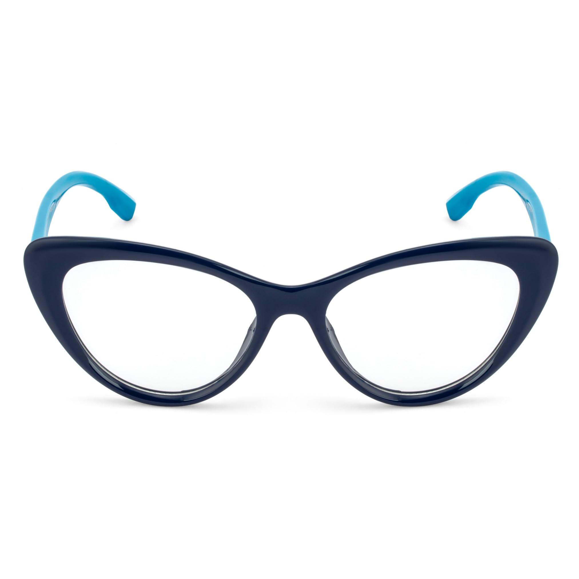 ROYAL SON Cat Eye Blue Spectacles Frames (6-12 Age) - SFKID0055-C4 - Image 2 thumbnail