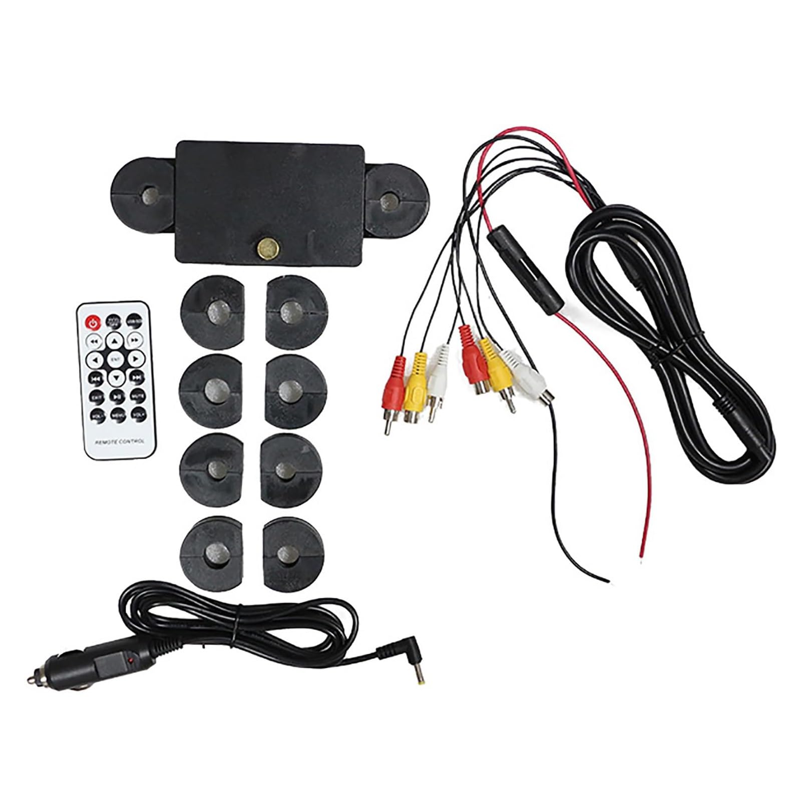 Moniteur D'appui-tête-8/10,1/11,6 Pouces | Écran de divertissement for siège arrière, lecteur MP5 de voiture, Compatible avec casque(8″)