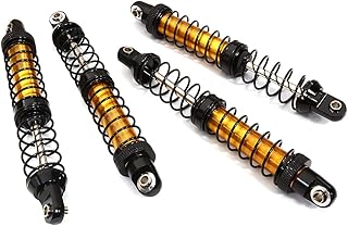 C32099BLACKGOLD Alloy Machined 120mm Shocks for 1/10 Scale RC Model Car & Truck