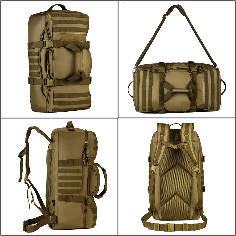 Yuhan Tactische rugzak 60 liter Molle-bevestigingssysteem voor wandelen, trekking
