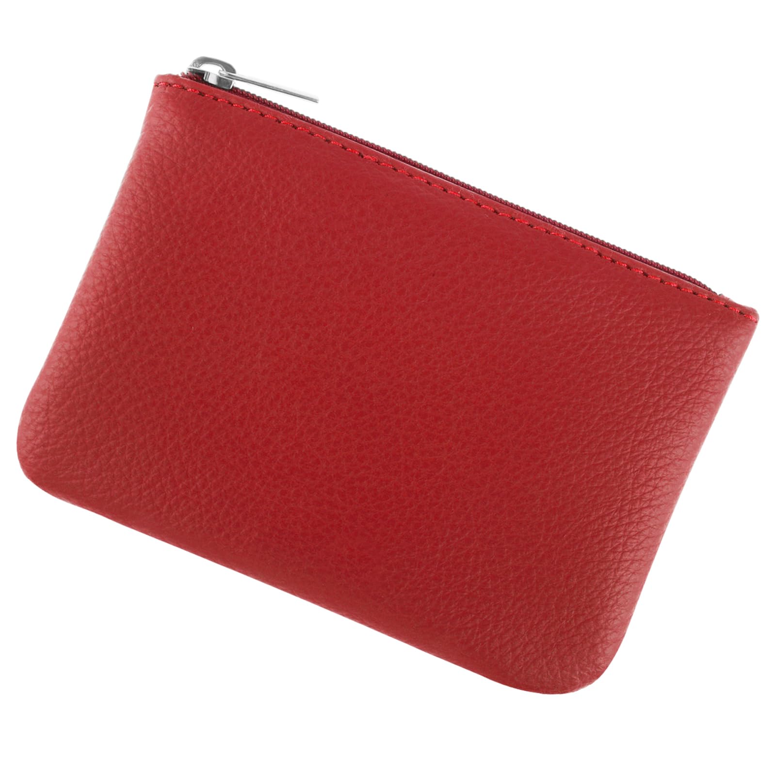 simarro Coin Purse, Vegan Leather Lychee Pattern Zipper Change Purse Portable Coin Wallet Mini Change Holder for Women Coin Pocket for Women Credit