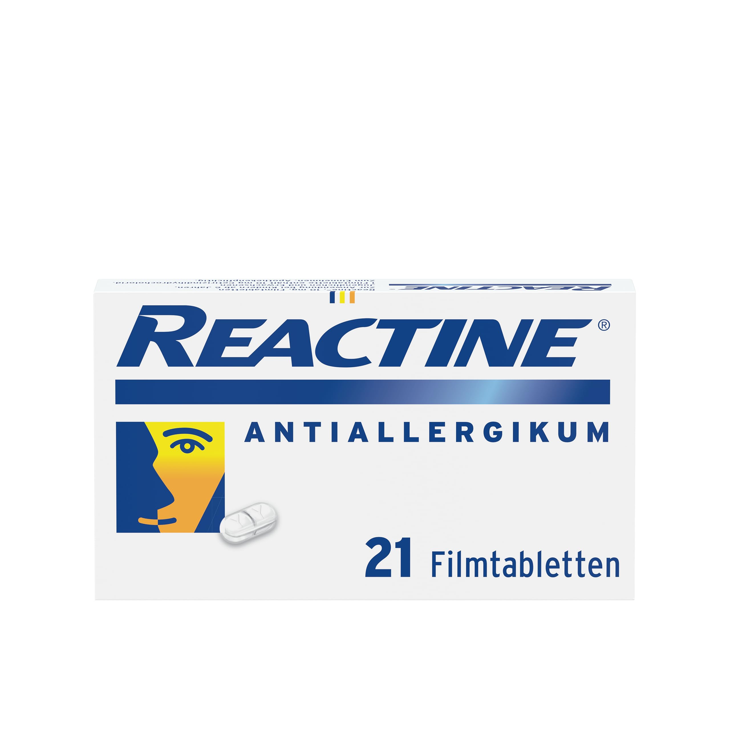 Reactine Cetirizin-Allergietabletten, 21 Stück