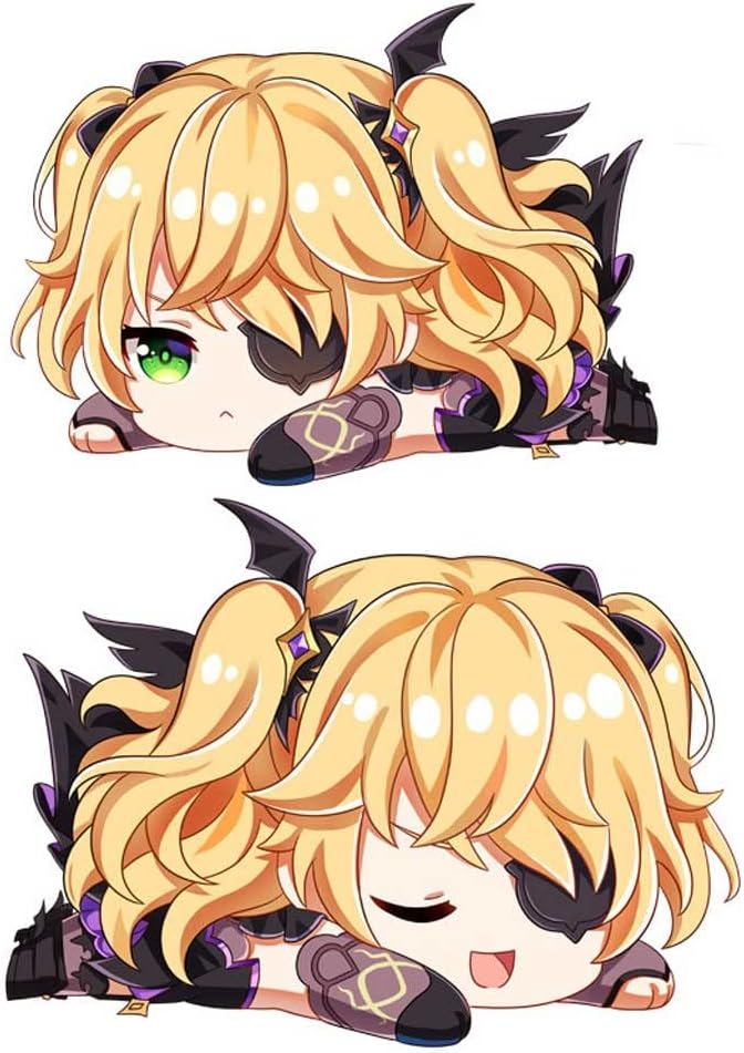 原神 Genshin 贅沢品 フィッシュル 抱き枕 両面プリント まくら アニメ 小道具 ぬいぐるみ 45cm アニメ枕 キャラクター 可愛い萌えグッズ