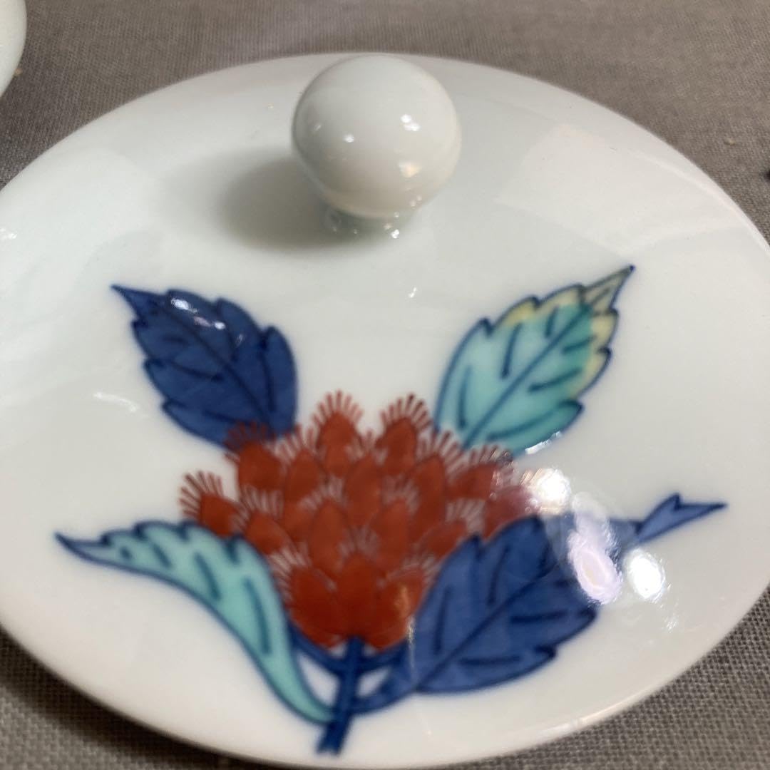 人間国宝13代今泉今右エ門作品5枚 人間国宝『十三 人間国宝13代今泉今右エ門作品5枚 人間国宝『十三