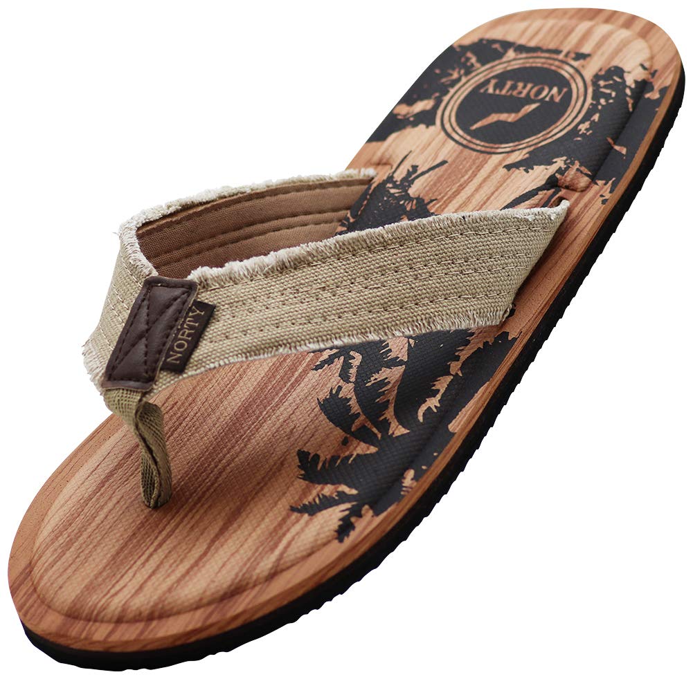 NORTYThong Flip Flops for Men - Footwear for Summer - Comfortable Sandals - Men's Flip Flops