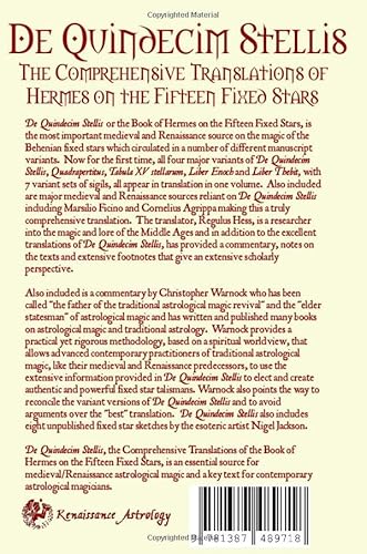 De Quindecim Stellis: The Comprehensive Translations of Hermes on the Fifteen Fixed Stars