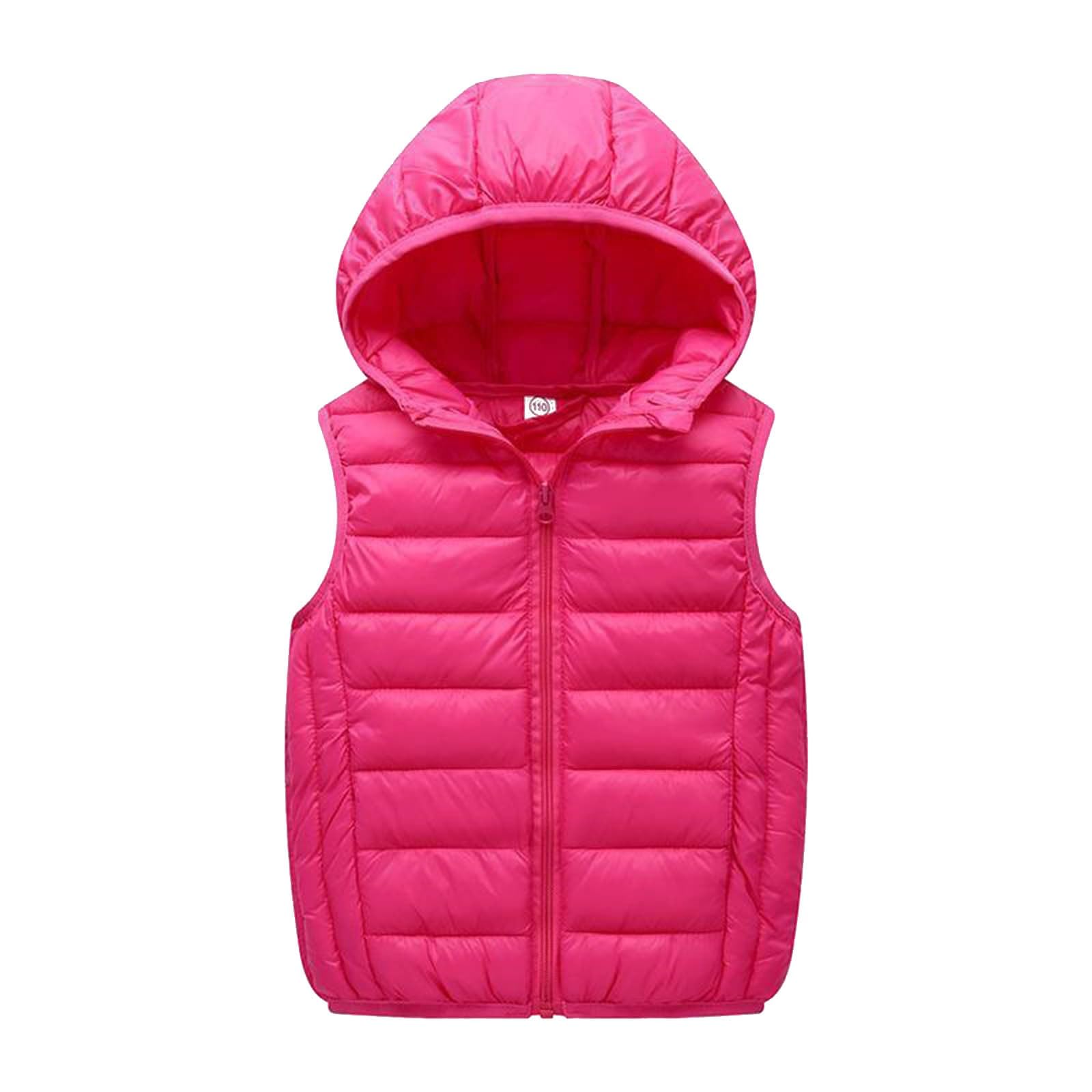 Gilet imbottito per bambini con strato termico senza maniche caldo