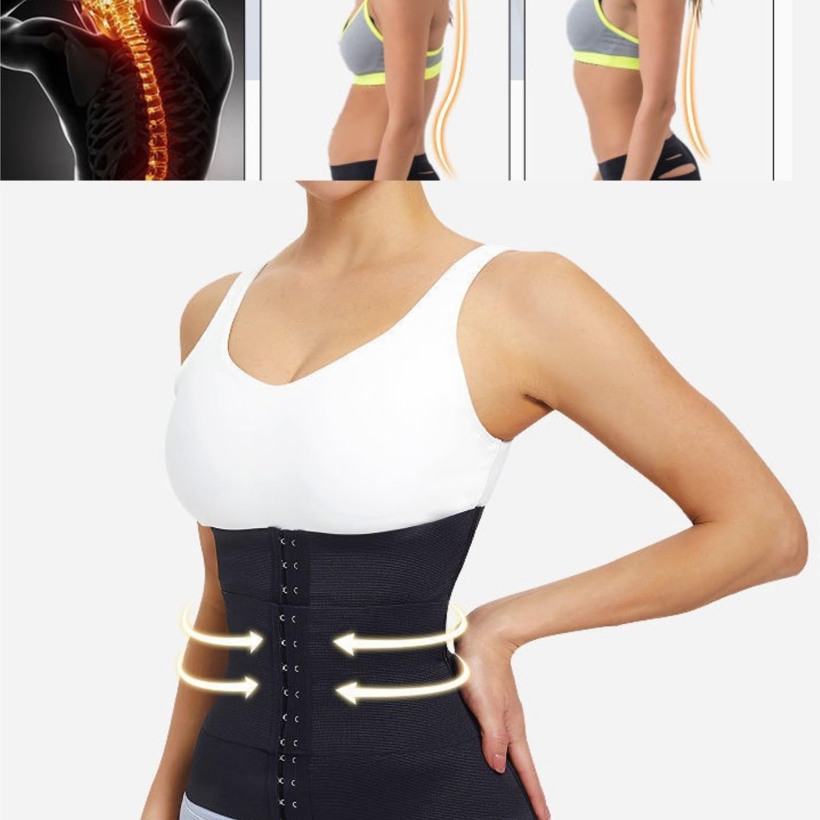 Ceinture de Sudation Ceinture Amincissante Body Shaper Sous-vêtements Correcteurs Pour Le Ventre Ceinture De Maintien Pour La Taille Ceinture Gainante Ceinture Abdominale