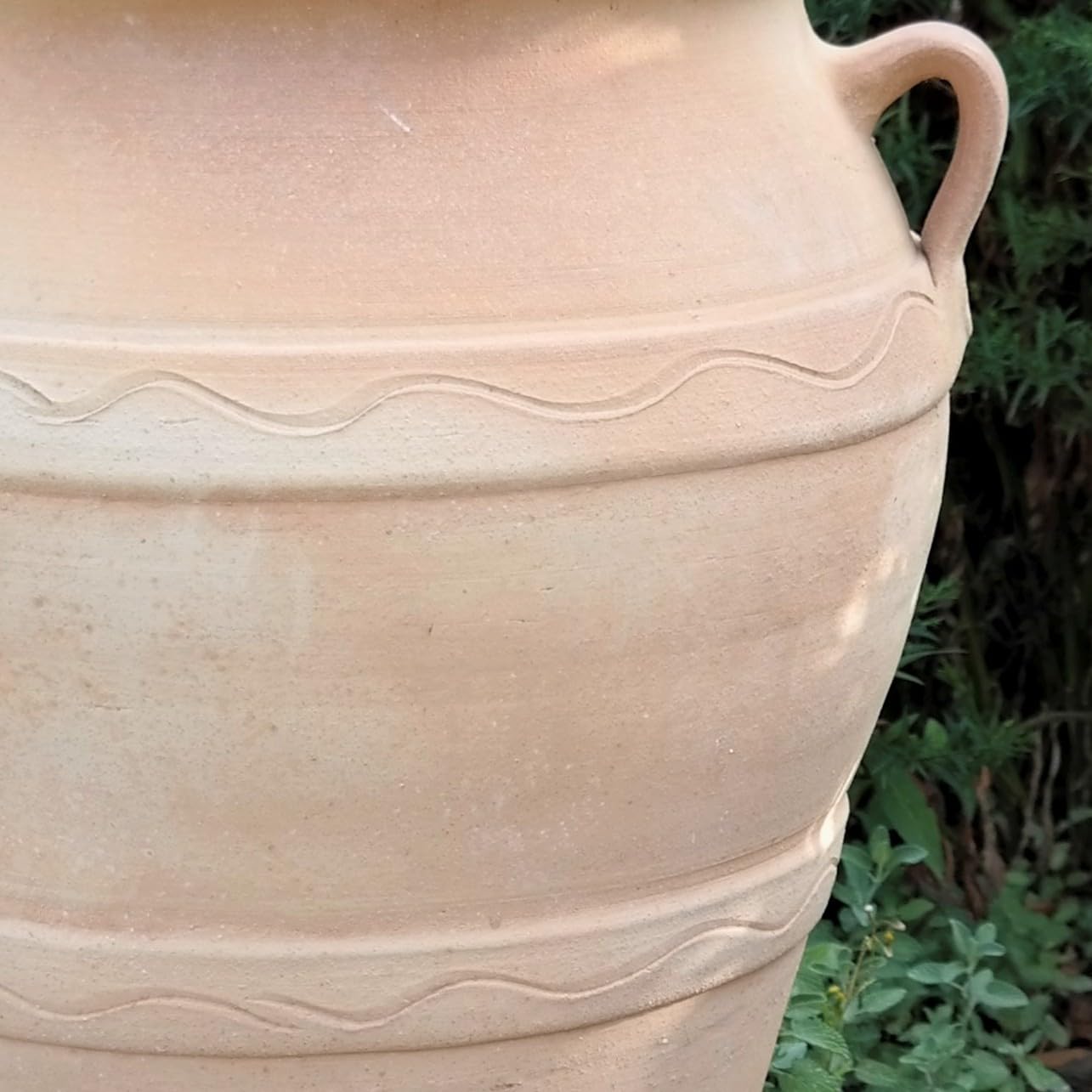 Palatina Werkstatt Anfora in terracotta greca Olea, 50 cm, 100% fatto a mano, ideale per gli amanti del giardino, degli interni e delle anfore