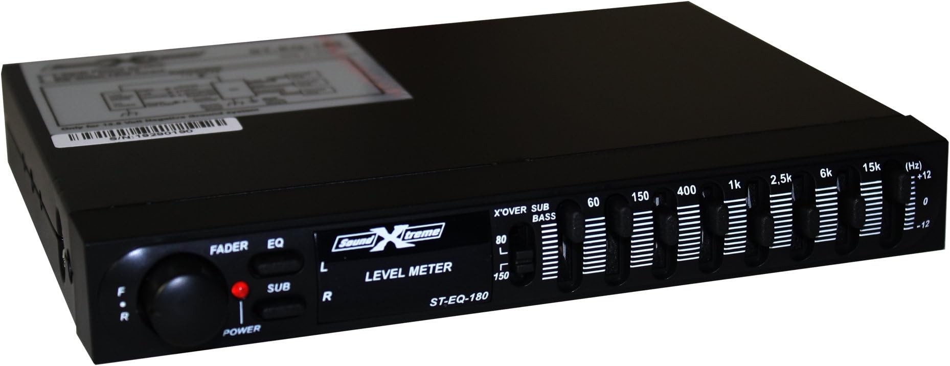 7 Band Passive Stereo Graphic Equalizer with Fader Control ST-EQ-180
