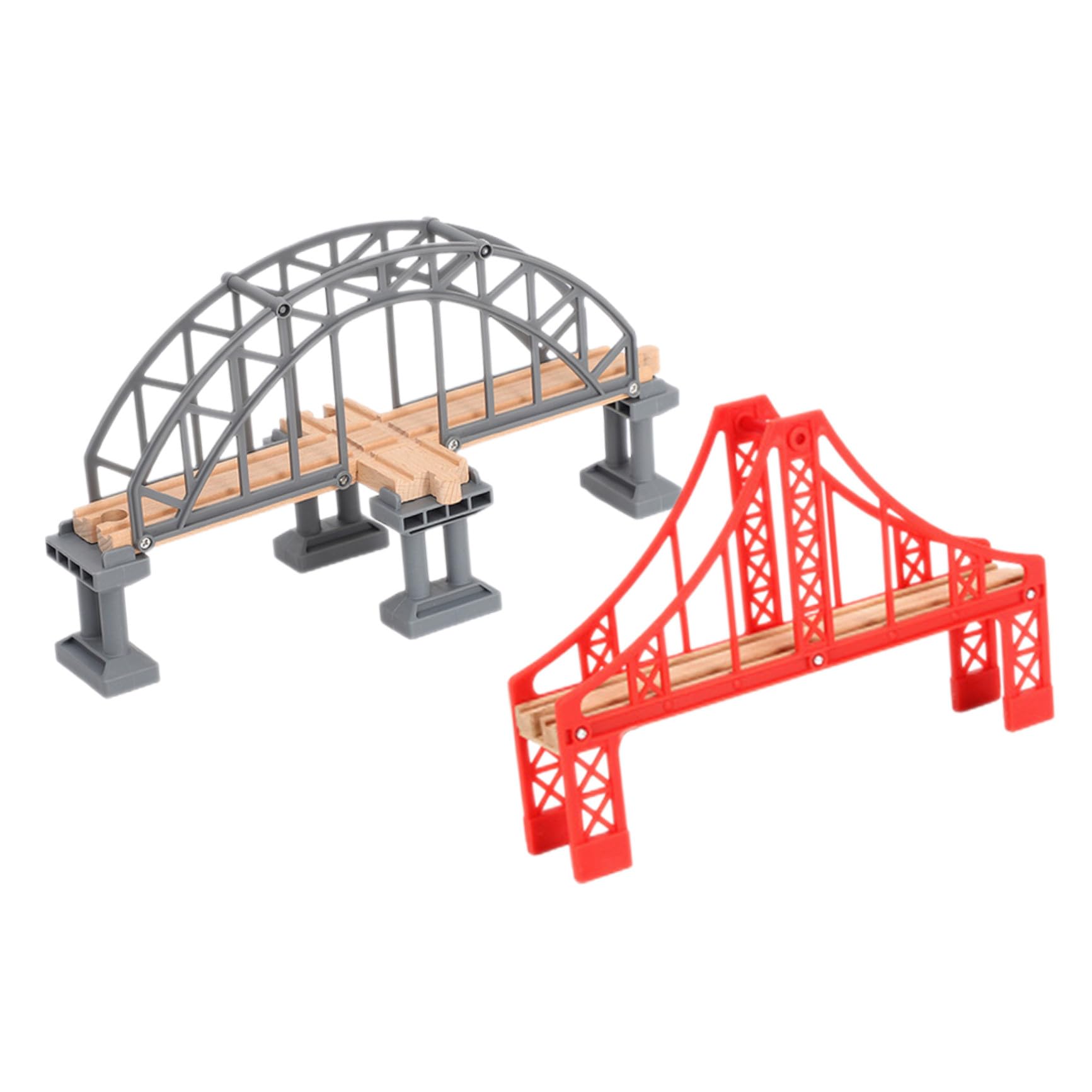 Pont ferroviaire en plastique résistant jojofuny, accessoire durable de modélisme haut de gamme