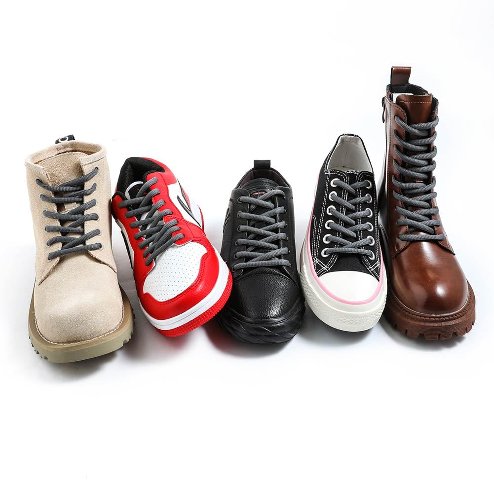 VSUDO Cordones de Zapatos Deportivos Ovalados para Zapatillas, Cordones para Zapatillas de Baloncesto, Cordones Zapatos Deportivas, Deportivas Zapatos Cordones para Hombre o Mujer — view 4