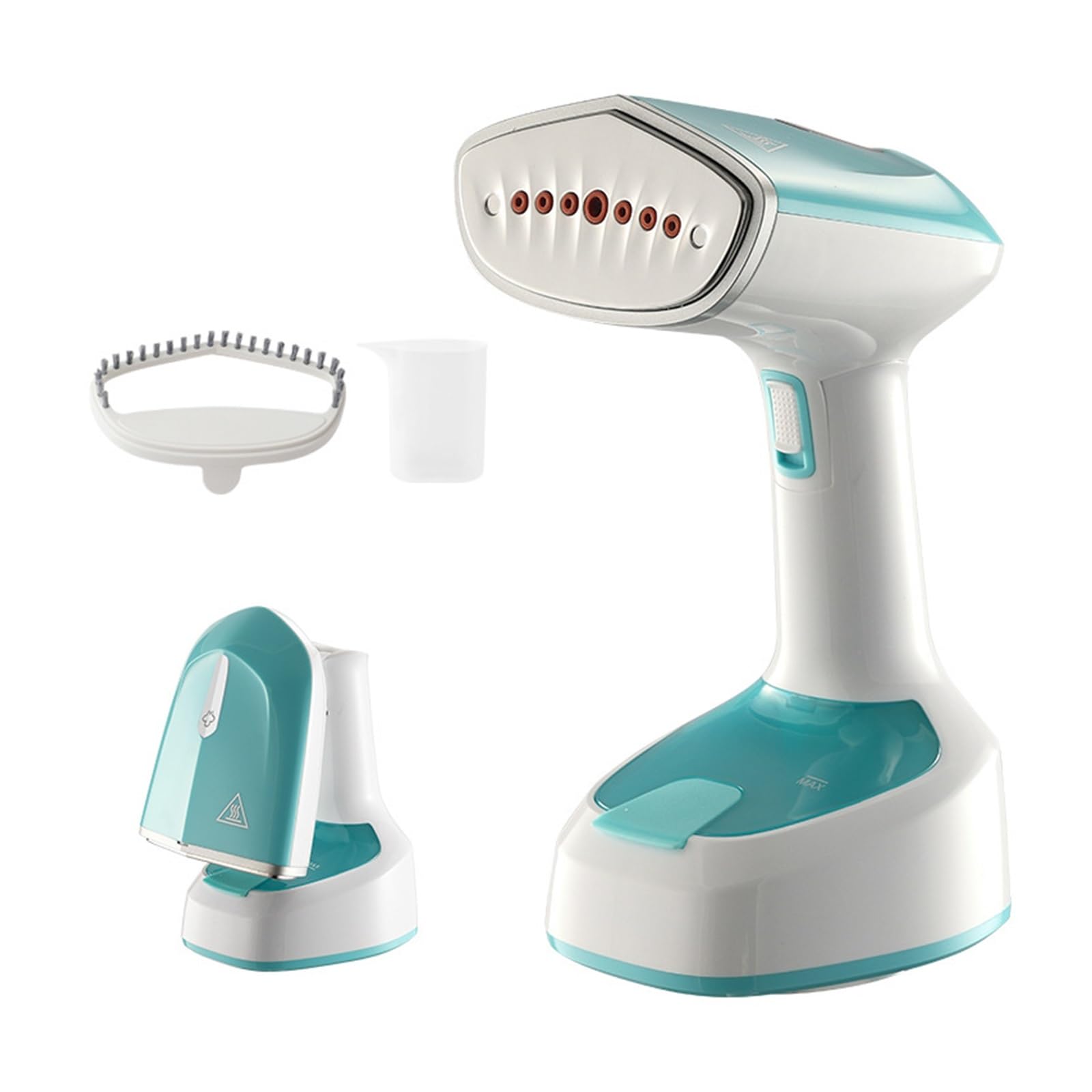 Ferro da stiro portatile, Ferro Da Stiro Portatile for Uso Domestico, Piccola Macchina Elettrica A Vapore, Casa,per viaggi in ufficio e a casa(Tiffany-blue)