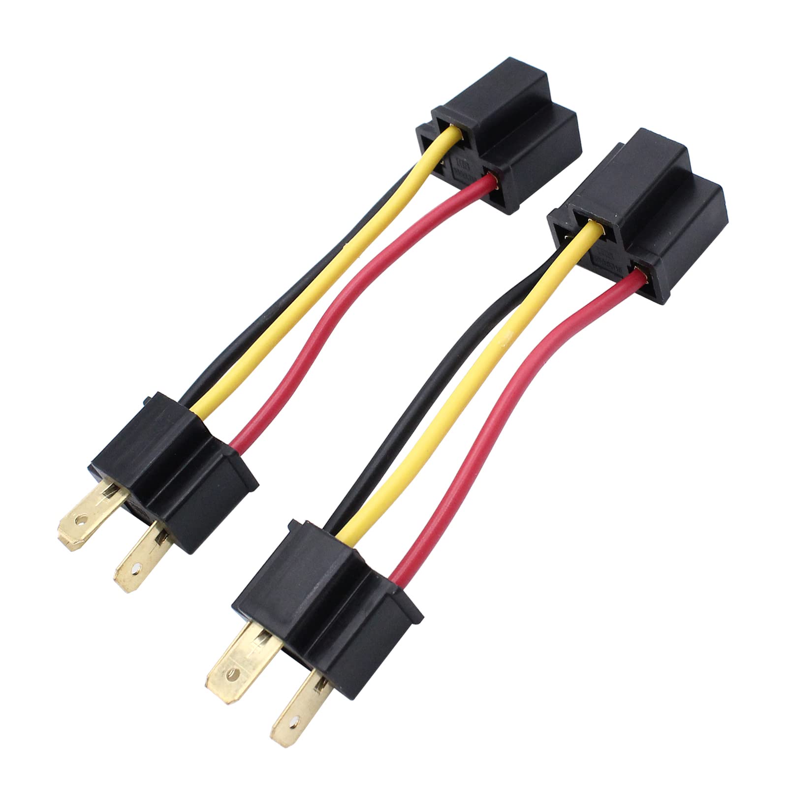 Niudan 2pc H4/9003/HB2 Headlight So et Converter for H4652 H4656 H4666 H6545 Adapter Plug