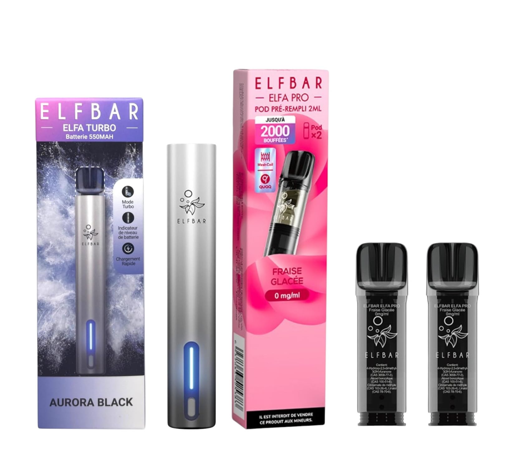 elfbar nachfüll pod läuft aus Elf Bar ELFA PRO Pods Spearmint 2 pack main image 1