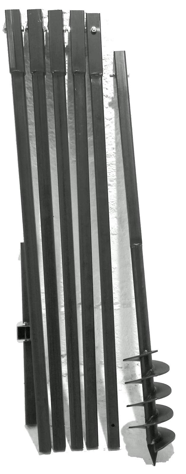 120 mm 6 meter Erdbohrer Brunnenbohrer Handerdbohrer Erdlochbohrer Brunnenbau Pfahlbohrer brunnenbohrgerät