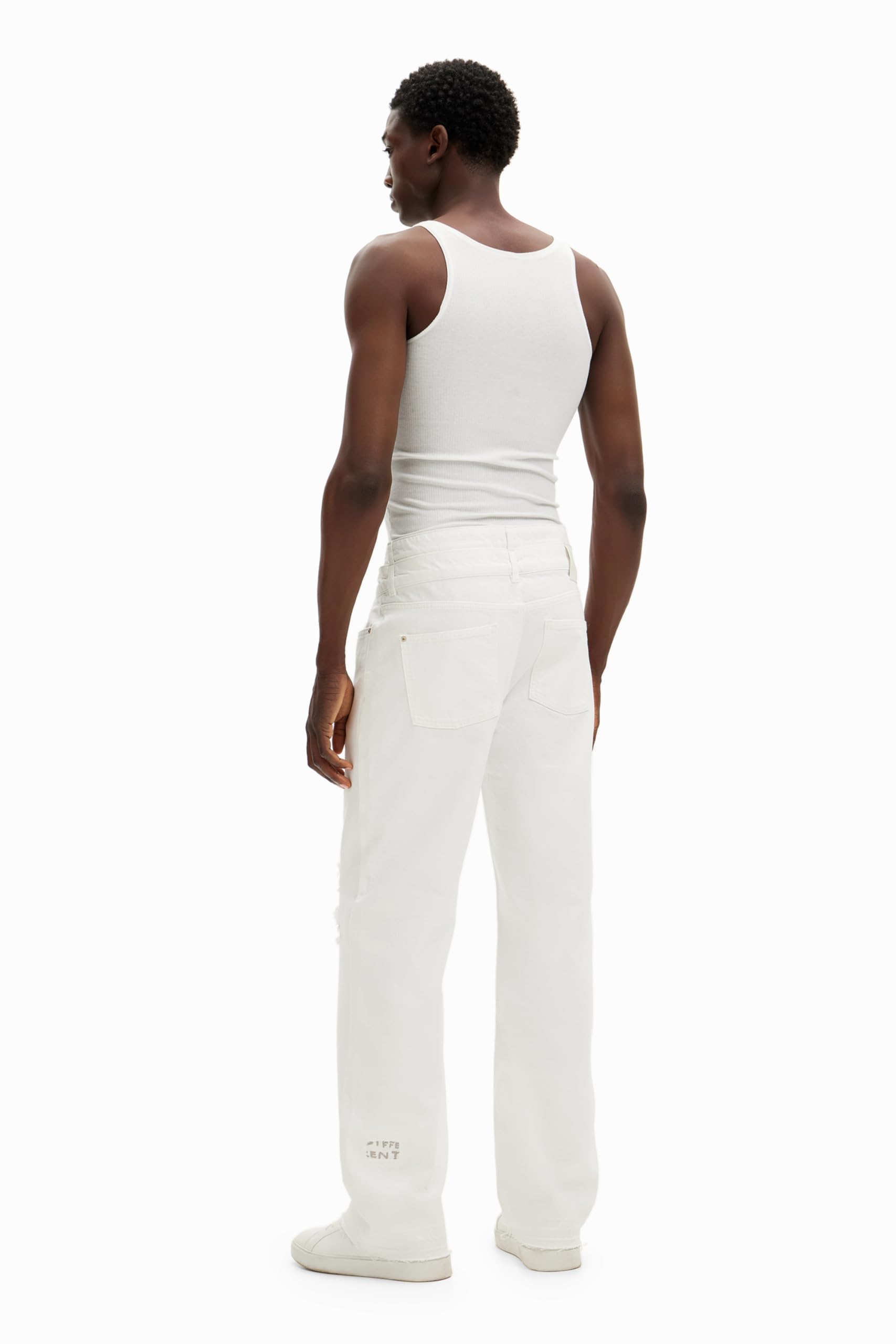 Desigual Pantaloni Lunghi in Denim da Uomo