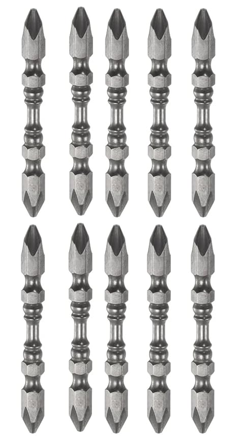 Inditrust 5 PIECES S2 ALLOY BITS PH2 Magnetic Screwdriver Bit Set Disco Bit 1/4Inch Hex Shank Cross Screw