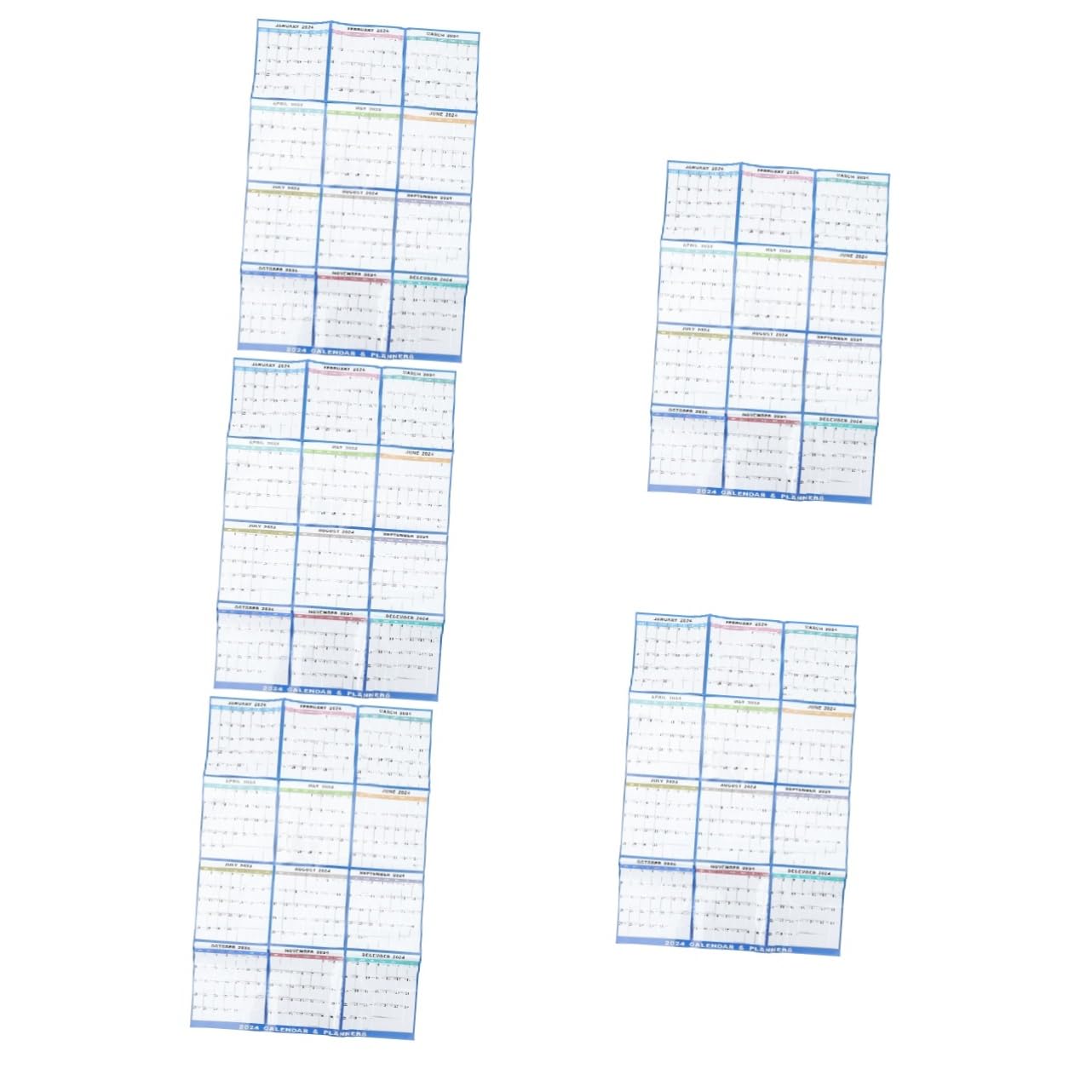 VILLCASE 5sets Cancellabile Planner Mensile Per Organizzazione Casa Pianificare Appuntamenti e