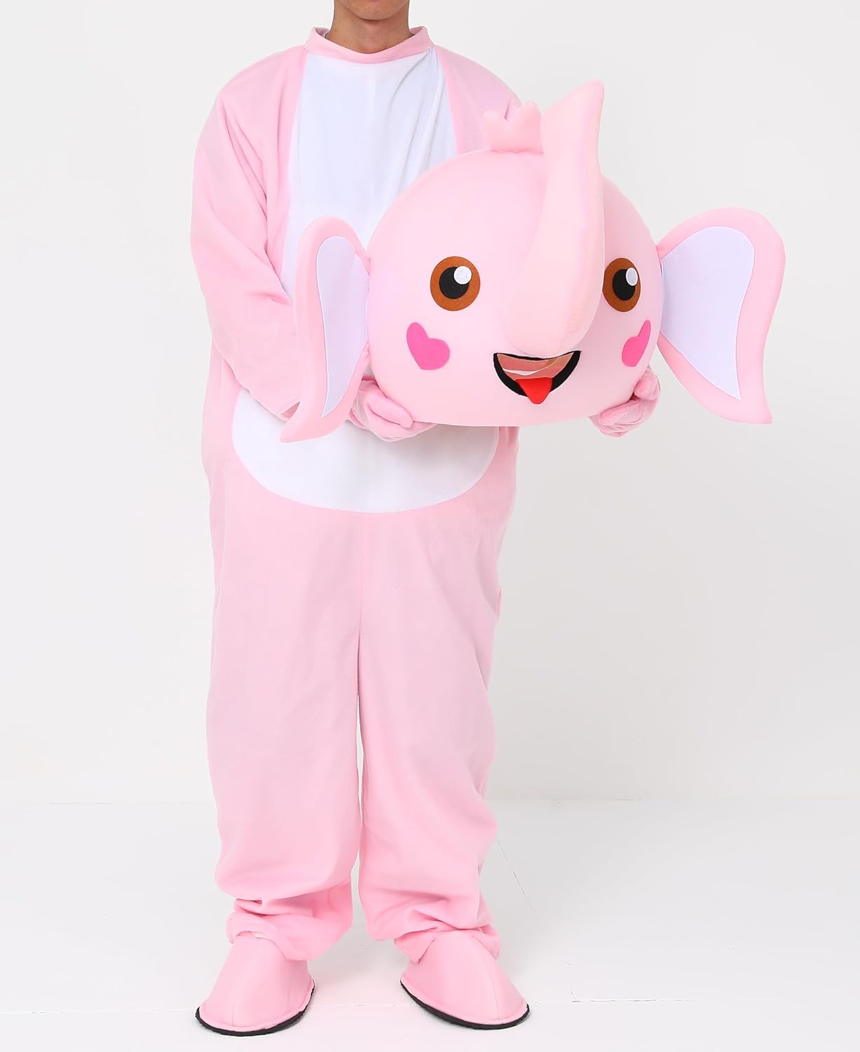 Adults Elephant Mascot Costume Oversize Cute Animal Mascot for Halloween Christmas activities