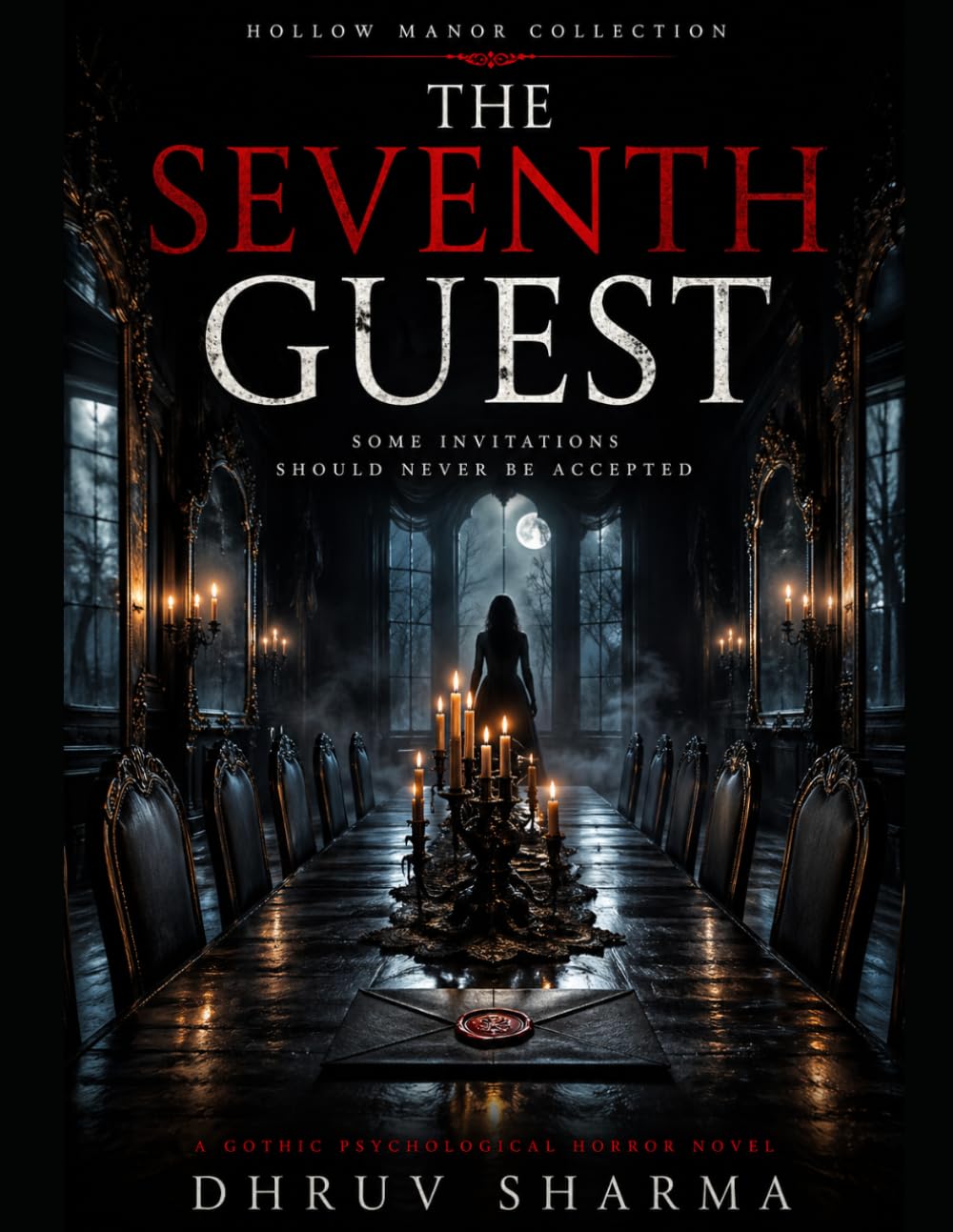 The Seventh Guest: A Haunted Manor Horror Thriller of Lies, Shadows, and Survival (Haunted House Horror Books Collection)
