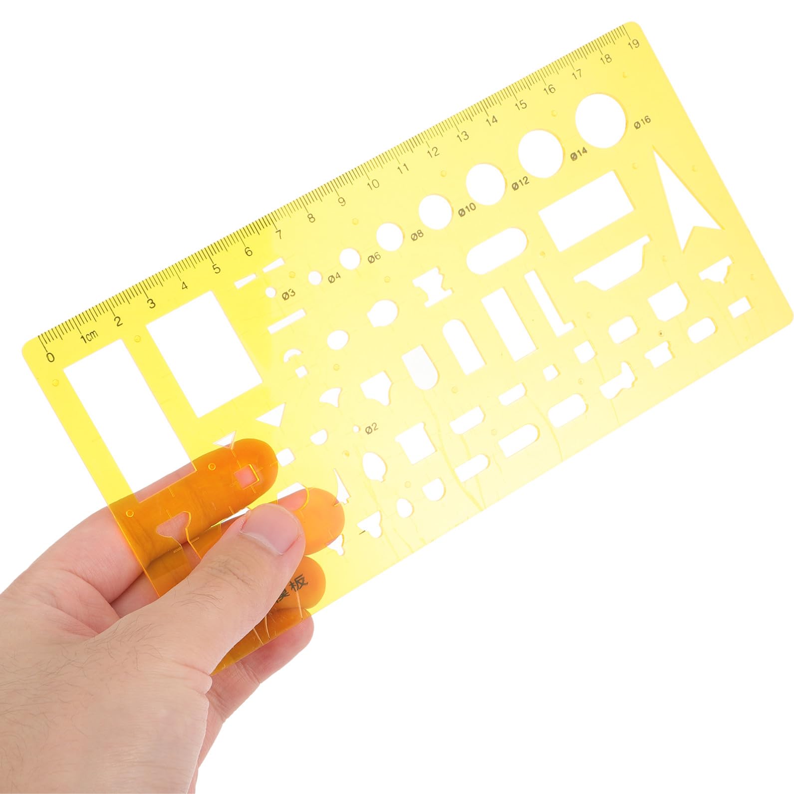 ARTIBETTER 4 Sätze Geometrisches Schablonen Teiliges Zeichentool für Architektur Präzise Formen für Zeichnungen und Innenarchitektur
