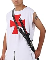 Vista 8 de BLESSUME Cinturón medieval de caballero con espada rana funda de estoque, soporte de vaina de estoque, 1 unidad
